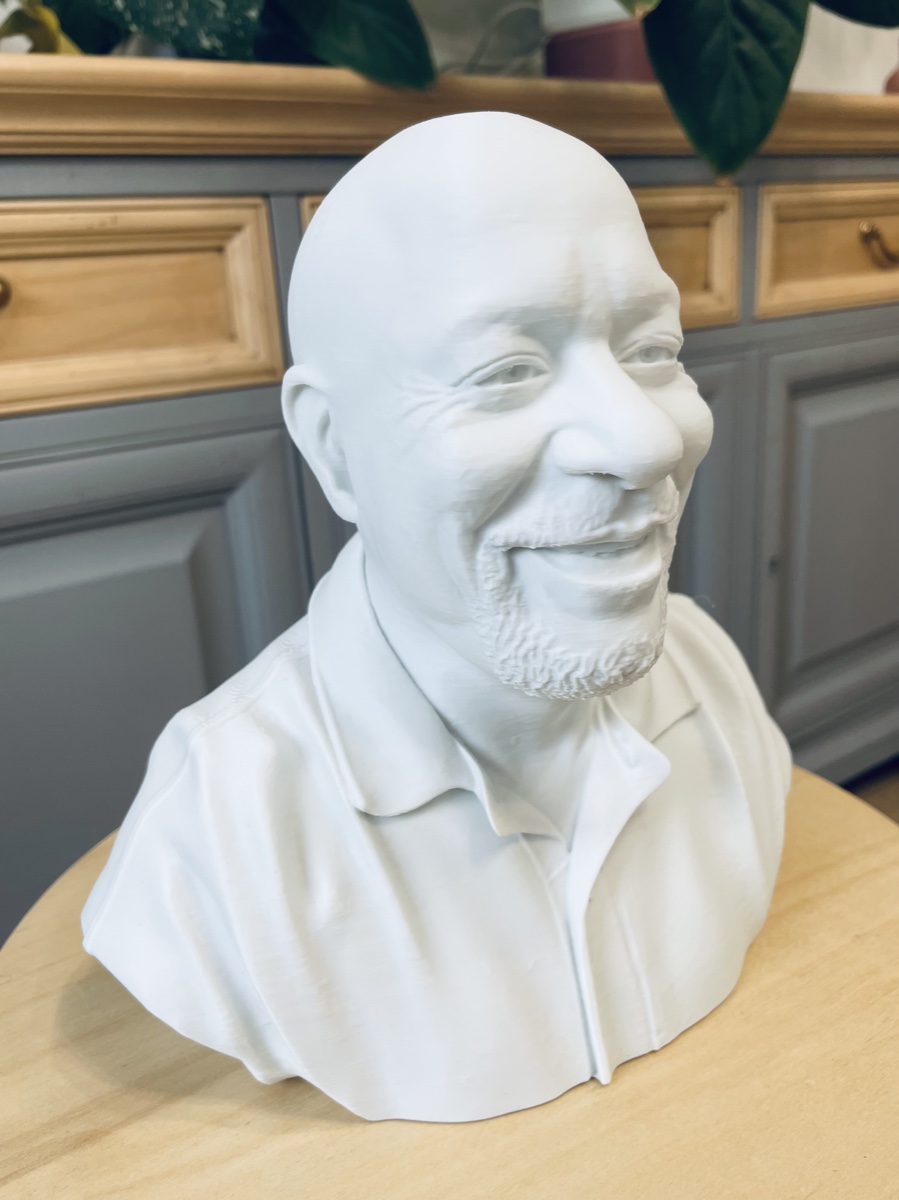 Przykładowa spersonalizowana figurka 3D z selfie